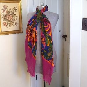 TRINA TURK for BANANA REPUBLIC psychedelic scarf